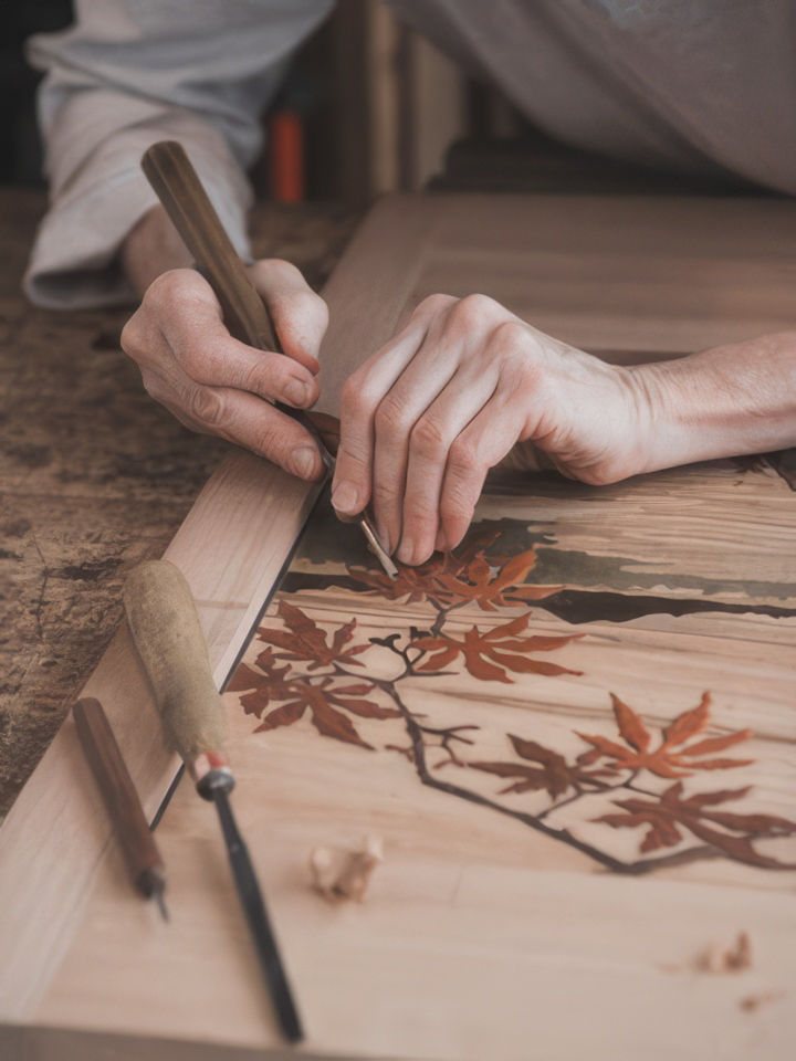 Underwood Movement Marquetry technique expertise